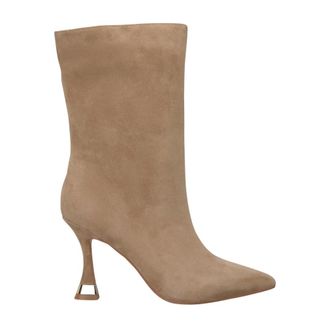 Alma En Pena Enkellaars met metallic detail - Dames - Laarzen met Hak - Bruin - 37 EU - Schoenen