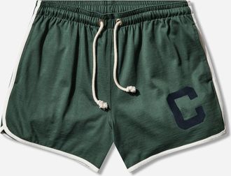 Champion Men s Time Capsule Track Shorts Forest Green