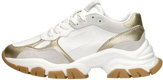 Bj&ouml;rn Borg Witte Leren Sneaker Modern Design - Dames - Sneakers - Wit - 41 EU - Leer - Schoenen