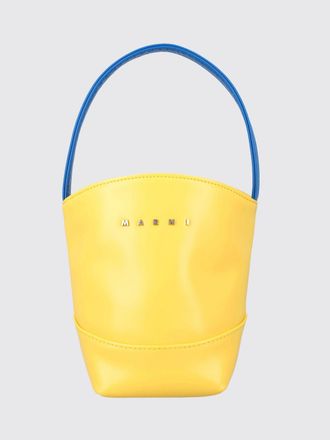 Marni Borsa Flower Basket in pelle sintetica