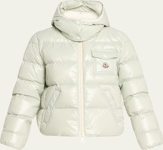 Moncler Andro Hooded Short Down Jacket
