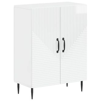 vidaXL Armario De Almacenamiento Para Ba&ntilde;o Haarlem Blanco Brillante Vidaxl