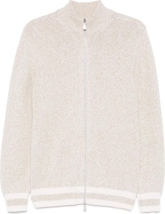 Eleventy Cardigan in cotone - Toni neutri