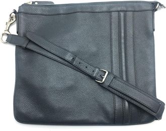Gucci Gray Leather Shoulder Bag (Pre-Owned)