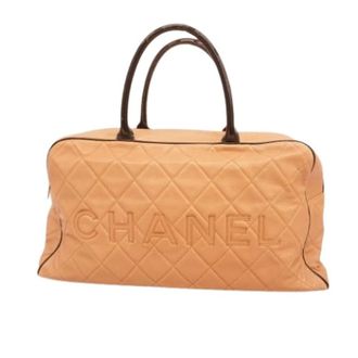 Chanel Pre-owned Weekend Bags, female, Brown, Size: ONE SIZE Pre-owned Boston bag