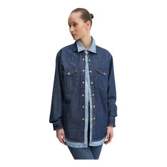 Desigual Overhemden, Heren, Blauw, S, Denim, Nuevayork Denim Shirt