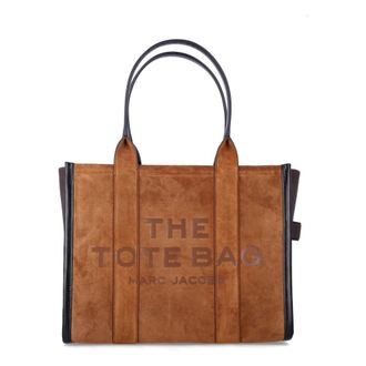Marc Jacobs Suede Large Tote - Dames - Shoppers - Bruin - ONE Size - Leer - Tassen