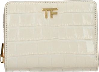 Tom Ford Cartera de piel - Accessories - Mujer - Beige - ONE SIZE