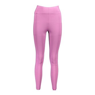 Calvin Klein Broeken, Dames, Paars, XS, Polyester, Paarse Leggings met Elastische Tailleband