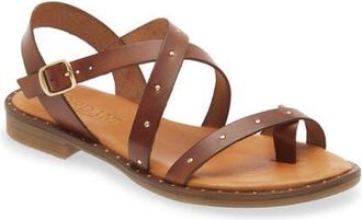 Cordani Florine Strappy Sandal in Cognac Leather at Nordstrom, Size 6.5Us