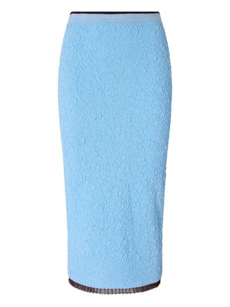 Pinko textured midi skirt - Blue