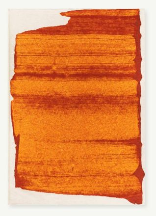 Novatrend Alfombra moderna tejida plana naranja 170x240 cm