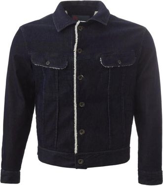 Lardini Denim Jas - Heren - Spijkerjassen - Blauw - XL - Denim - Jassen