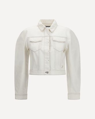 Jacquemus Ovalo Jacket in denim Female 38