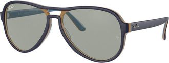 Ray-Ban RB4355 Vagabond 6546W3 Mens Sunglasses Blue Size 58