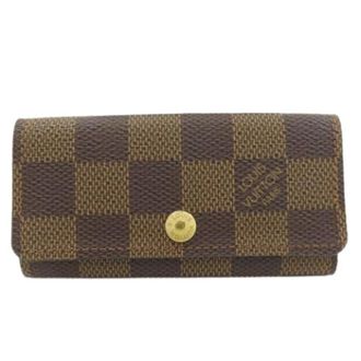 Louis Vuitton Pre-owned Accessories, female, Brown, Size: ONE SIZE Pre-owned Damier Keycase