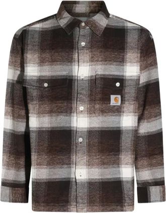 Carhartt Work in Progress Hombre, Camisas, Marr&oacute;n, Talla: M