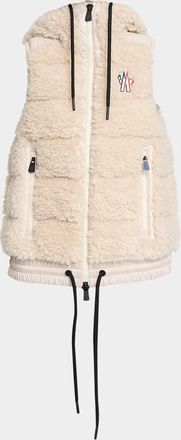 Moncler Teddy Hooded Insulated Vest