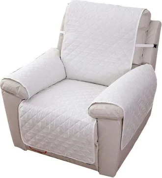 OEM Funda Sill&oacute;n Reclinable - Tejido Algod&oacute;n Cosido Impermeable - Para Sill&oacute;n Reclinable De 1 Plaza - Beige 55 X 200 Cm