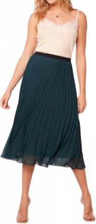 Band Of The Free Rugby Midi Skirt In Green