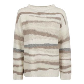 Fabiana Filippi Sweaters - Dames - Ronde hals truien - Veelkleurig - 2XS - Truien & Vesten