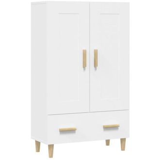 vidaXL Aparador De Madera Contrachapada Blanco 70x31x115 Cm Vidaxl