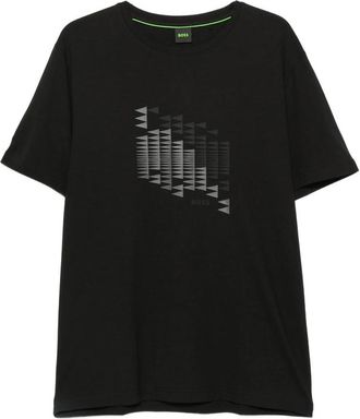 HUGO BOSS Geometric-print T-shirt