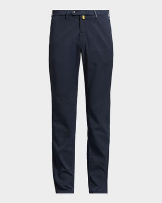 Sartorio Men & apos;s Straight Leg Flat-Front Trousers