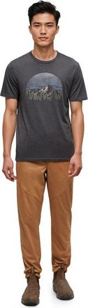 tentree Vintage Sunset T-Shirt in Meteorite Black Heather at Nordstrom, Size Xx-Large