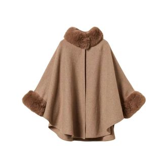 Twinset Mujer, Chaquetas, Beige, Talla: ONE Size
