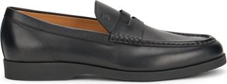 Tod's Mens Loafers Slip-On Black Leather