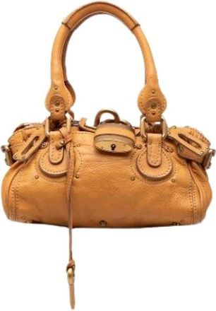 Chlo&eacute; Pre-owned Handbags, female, Brown, Size: ONE SIZE Pre-owned Paddington Handbag