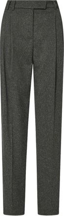 Liu Jo Pantalones Tweed Tpotf Lungo - Trousers - Mujer - Verde - XS
