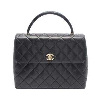 Chanel Pre-owned Vintage Handbag - Dames - Pre-owned - Zwart - Maat: ONE Size Leer