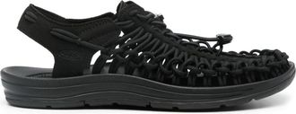 Keen Uneek flat sandals - men - Rubber/Rubber/Fabric/Fabric - 3 - Black