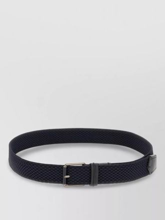 Ermenegildo Zegna braided belt adjustable length mens accessory