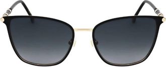 Carolina Herrera Grey Gradient Square Ladies Sunglasses CH 0030/S 0RHL/9O 56