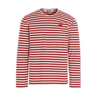 Comme Des Gar&ccedil;ons Heren, Tops, Rood, Maat: XL Katoen