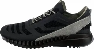 Ecco Mens Ziplex Shoes In Black/vetiver