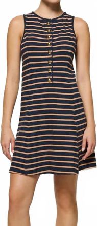 Nation Ltd Jayna Dress In Latte Stripe