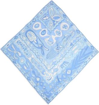 Emilio Pucci Foulard 90X90 Silk Twill