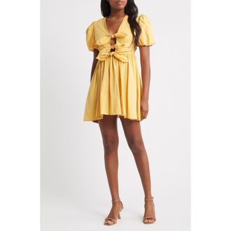 Sister Jane Serenade Minidress in Yellow at Nordstrom Rack, Size X-Small