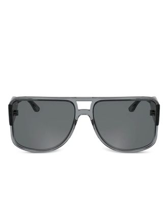 Lacoste rectangle-frame sunglasses - Grey