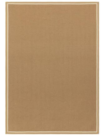 Novatrend Alfombra moderna de yute Beige 160x230 cm