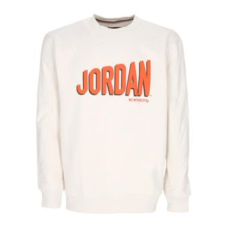 Nike Jordan Flight MVP Graphic Fleece Crewneck Sweatshirt - male - Jordan - Long Sleeve Training Tops - White - XL - Sport