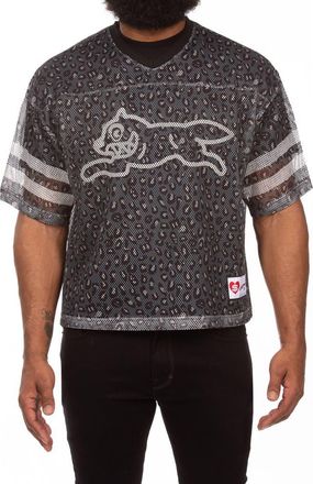 Icecream Eskimo Oversize Short Sleeve Mesh V-Neck Jersey in Black at Nordstrom, Size Xx-Large