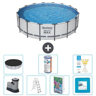 Bestway Piscina Bestway Steel Pro Max Redonda - 488x122 Cm - 8-piezas S602