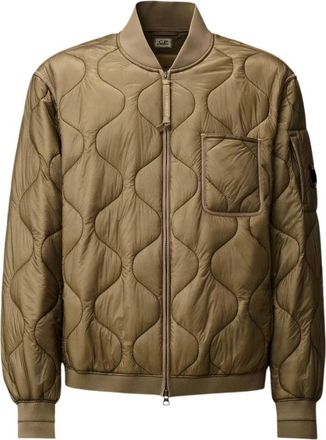 C.P. Company Medium Jacket In Liner - Heren - Bomber jackets - Groen - S - Katoen - Jassen