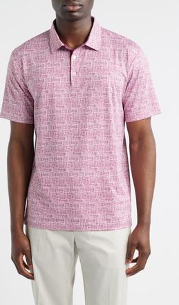 Swannies Viva Performance Golf Polo in Berry at Nordstrom, Size Xx-Large