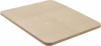 HOGAR 24 Hogar24 - Base Tapizada Con Tejido 3d Color Beige Y V&aacute;lvulas De Transpiraci&oacute;n. Patas No Inclu&iacute;das, 150x200 Cm